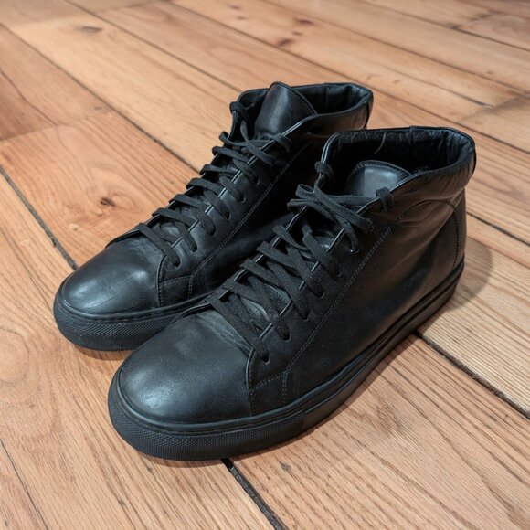 Svensson Classic High Black Sneakers – Hand Made in Italy | Leather | Lightly Us main image 9